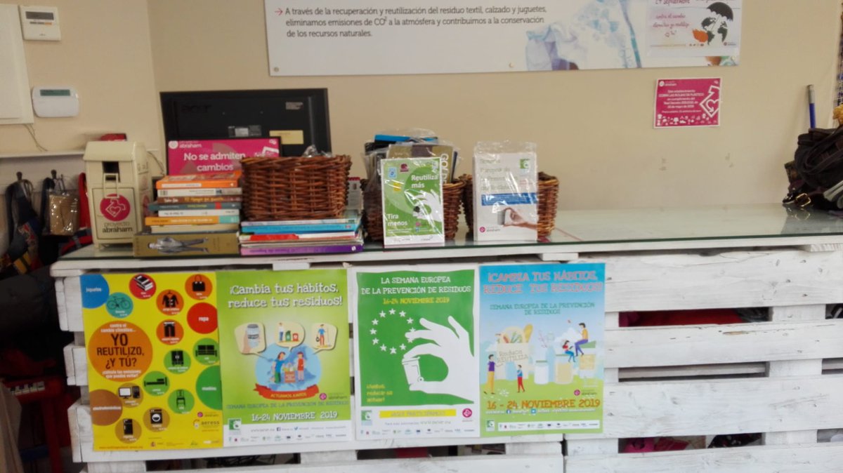 AbrahamProyecto's tweet photo. Semana Europea de la Prevención de Residuos, del 16 al 24 de noviembre. Una iniciativa para promover  acciones de sensibilización sobre la gestión #sostenible de los recursos y #prevención de #residuos. @_aeress_ #ReuseMoreThrowLess #CalculadoraCO2 #ReutilizarmasTirarmenos #EWWR https://t.co/8cvgIJPN0m