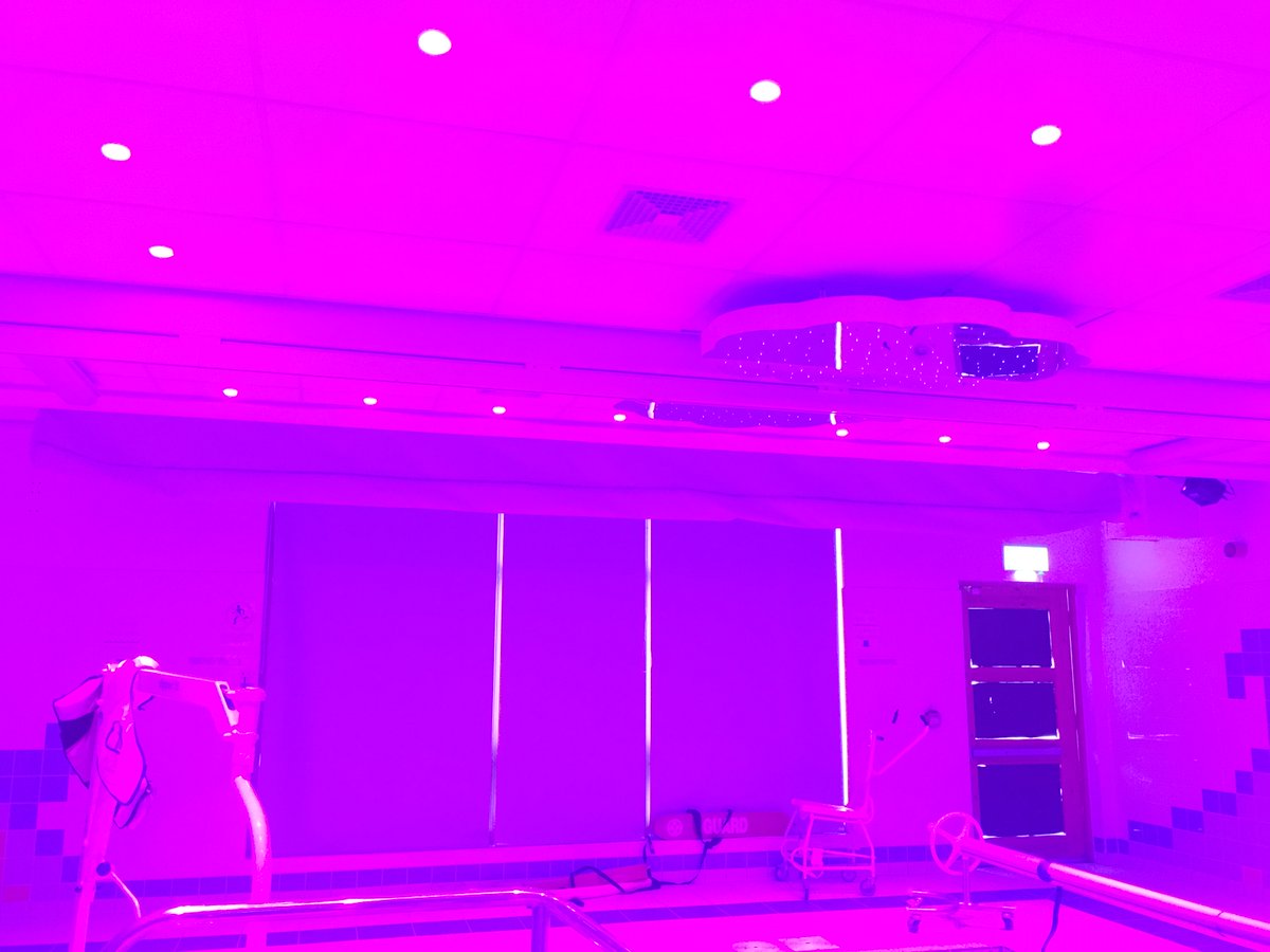 Sentequk's tweet photo. This #SensoryPool is the third room completed for this Welsh primary school. We included our #Showmagic system which allows them to control a background colour scheme and music to suit a desired theme.
#sensory #calming #interactive #pool
https://t.co/UqzJelKUq9 https://t.co/FWn6hqN4Rb