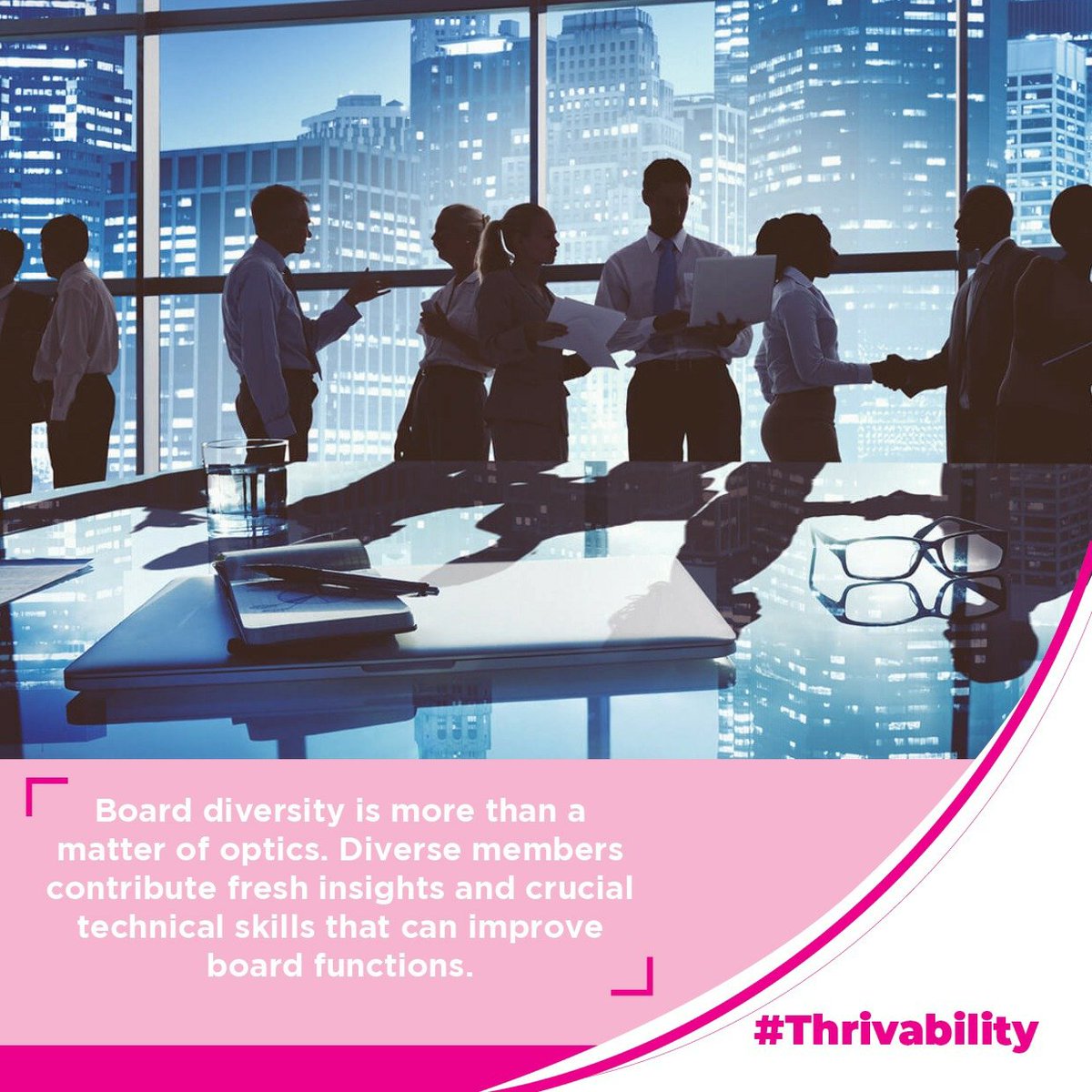 Board diversity is more than a matter of optics. Diverse members contribute fresh insights and crucial technical skills that can improve board functions. #GenderEqualityKE 9/12