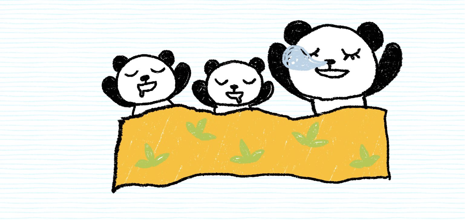 ヒマラヤ雑貨店員 A Twitter あまりに気持ち良さそうに寝てたので真似してバンザイポーズで寝てみた 案外アリ ただしあったかい日に限る Line Line絵文字 ライン クリエイターズ 母パンダ日記 不定期 育児 子供の寝姿 シンクロ ヒマラヤ雑貨の絵文字