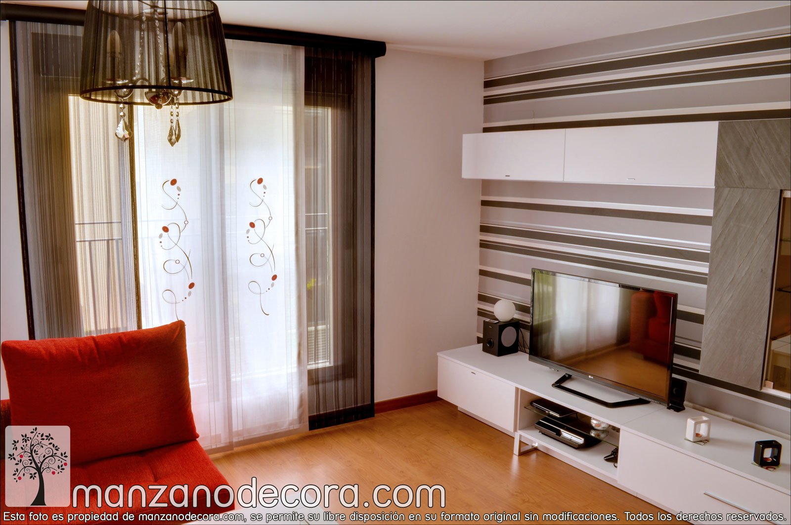 Ideas de cortinas para salón - Cortinas Manzanodecora