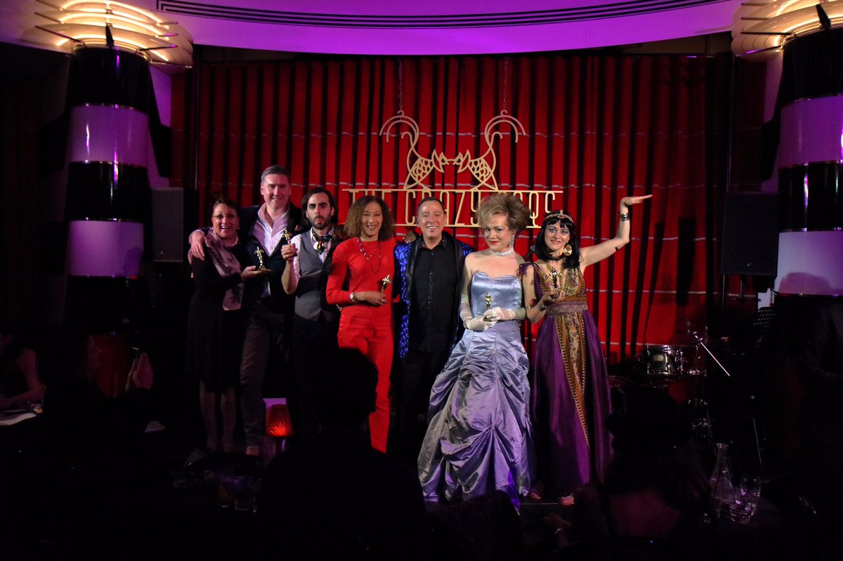 Harold Sanditen (@haroldsanditen) on Twitter photo And the winners of this year’s coveted #HaroldAwards @LiveAtZedel are:
Best Comedy Song <a href="/MissSalvee/">Monica Salvi</a>
Best Uptempo Song Bernadine Pritchett
Best Feel Good Song <a href="/philleethomas/">Phil Lee-Thomas</a> & Diane Horan Hill
Best Virgin Alejo Wow
Most Glamorous <a href="/EvieLake/">Evie Lake</a>
#HaroldSanditensOpenMic #HollywoodParty And the winners of this year’s coveted #HaroldAwards @LiveAtZedel are:
Best Comedy Song <a href="/MissSalvee/">Monica Salvi</a>
Best Uptempo Song Bernadine Pritchett
Best Feel Good Song <a href="/philleethomas/">Phil Lee-Thomas</a> & Diane Horan Hill
Best Virgin Alejo Wow
Most Glamorous <a href="/EvieLake/">Evie Lake</a>
#HaroldSanditensOpenMic #HollywoodParty