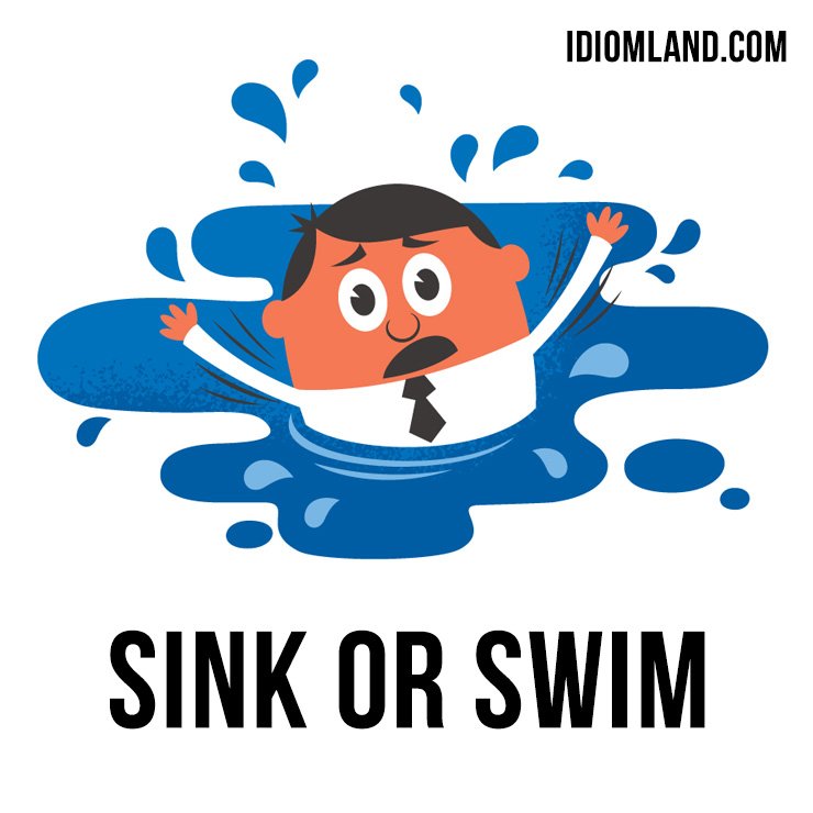 think or swim meaning