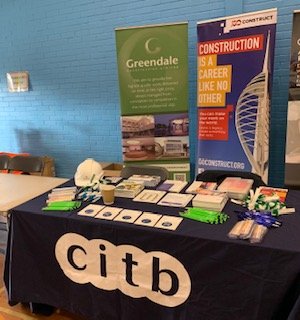 Two of our Directors, Maria Seabright and Mandy Hoare attended St Aldhems Academy Careers Fair yesterday to help the students understand the opportunities within construction.  Their attendance was financially supported by DCTF, one of the many perks of being a member!