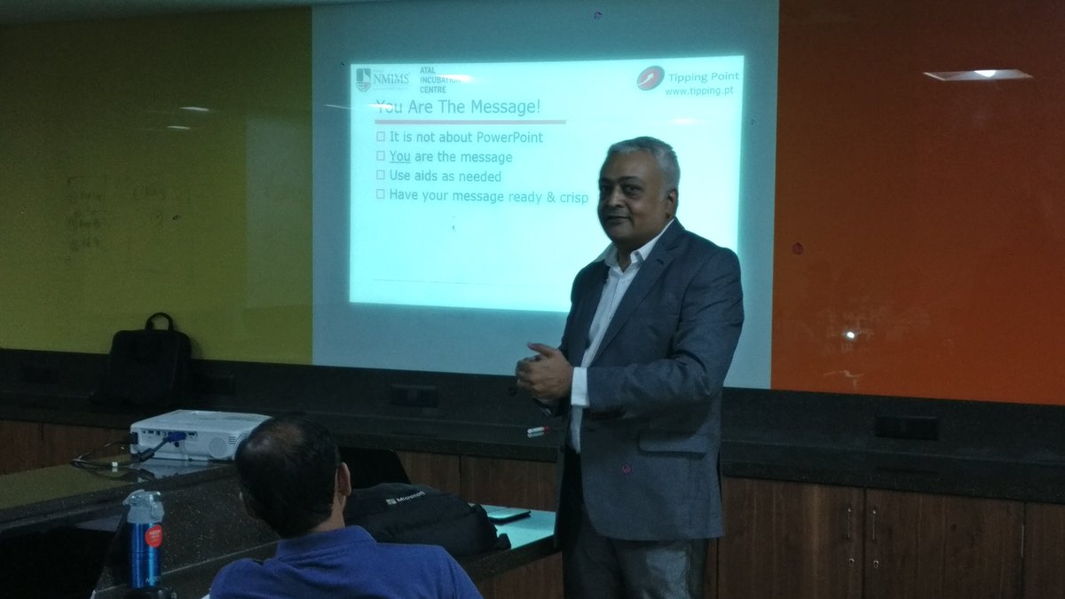 NmimsAic's tweet photo. Speaker session by Mr. @Vipul Mehta at the AIC-NMIMS Incubation Centre
The session filled with loads of knowledge from the industry expert Mr. Mehta himself
Learning with the Experts!
#steptowardssuccess #workingtowardssuccess #newknowledge #shapingyoungminds #incubationcentre https://t.co/zaW9LIPIRi