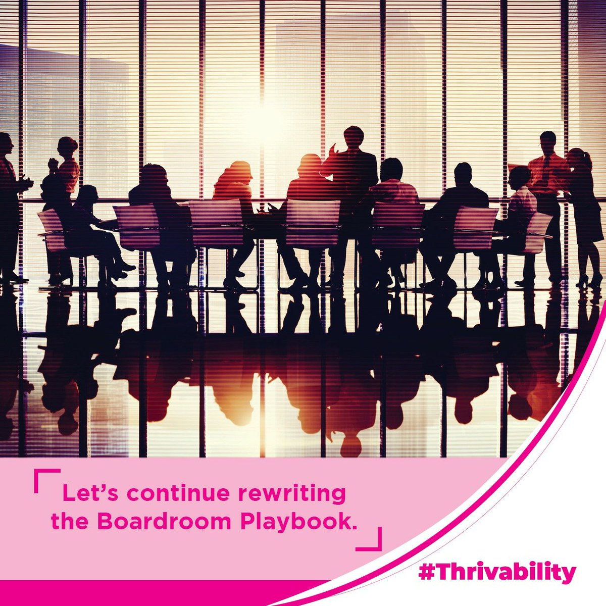 Let’s continue rewriting the Boardroom Playbook! #GenderEqualityKE

~The End