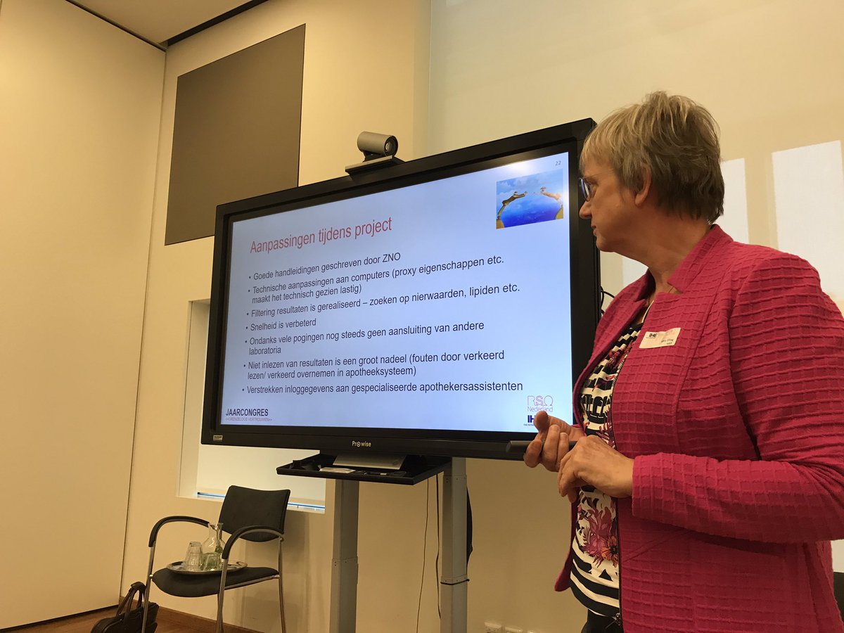 Een mooi voorbeeld van goede regionale samenwerking; Rikie Elling (apotheker) en Hans Krabbé (Medlon) aan het woord over de regionale dienst waarbij apotheken inzage hebben in labwaarden #iherso19 #zorgnetoost