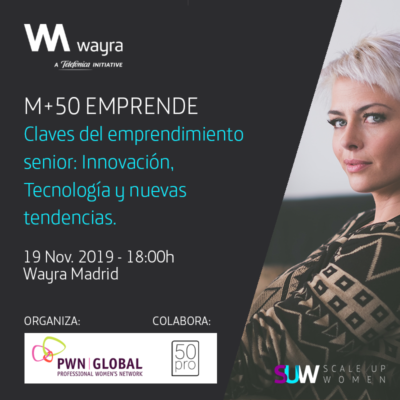 ¡Te esperamos!🙆No te pierdas “Claves del emprendimiento senior: innovación, tecnología y nuevas tendencias”, un evento organizado por <a href="/PWNMadrid/">PWN Madrid</a> con la colaboración de @WayraES 💥

📅 Martes 19 de noviembre 
⏰ De 18:00 a 21:00

Más info 👉 pwnmadrid.net/events/2629-pw…
