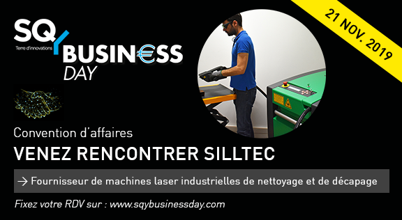 _silltec's tweet photo. [#SaveTheDate 🗓️] Vous souhaitez améliorer et rentabiliser vos processus de nettoyage industriels ? Venez nous rencontrer pour en savoir plus sur les machines #laser écoresponsables développées par @_silltec lors du #SqyBusinessDay à @sqy 👍

Prenez RDV ➡️ https://t.co/CVoBHEZd7J https://t.co/seFi0uIdu8