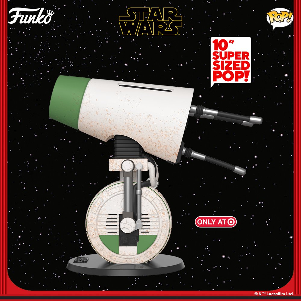 Funko's tweet photo. Available now exclusively at @Target: Pop! Star Wars - D-O 10''!
https://t.co/u6TGao4CPk
@starwars #StarWars #Target #Funko #Pop #FunkoPop #TargetFunkoFriday https://t.co/TtFnoxL2WX