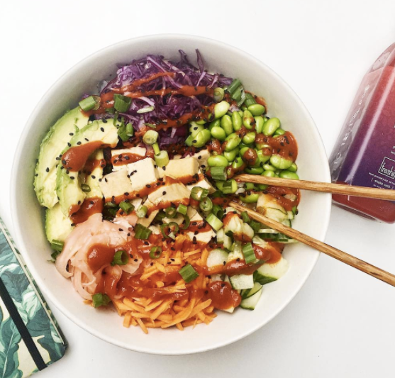 Working through lunch? Simply place your <a href="/FreshiiIreland/">Freshii Ireland</a> order through @Bamboo_IE and skip the long lunchtime queues.

#chqdublin #lunchtime