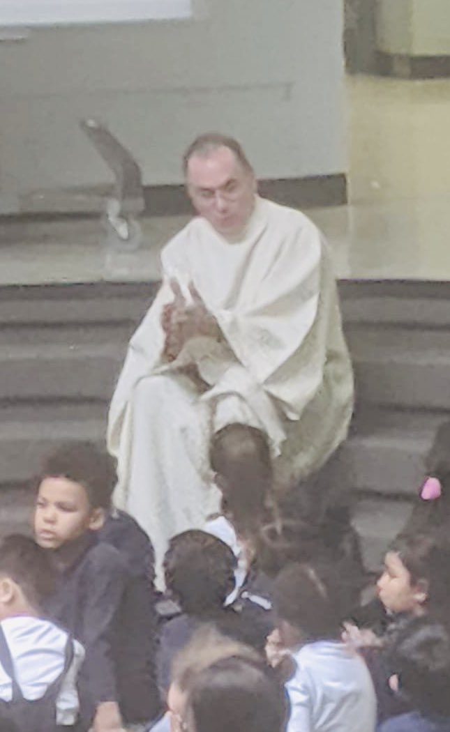 TcdsbSt's tweet photo. Thank you for visiting us Father Mike. https://t.co/COMDhi00KI