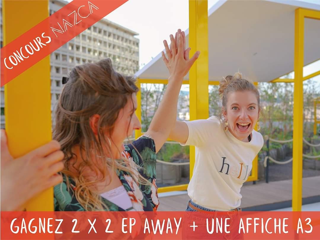 CONCOURS - NOUVEL EP 🎉🎉🎉
Gagnez 2 x 2 EP "Away" ainsi qu'une affiche format A3.
Pour participer ▶️ musicnazca.com/jeu-concours/
Tirage au sors le 25 Novembre !!! 🍀