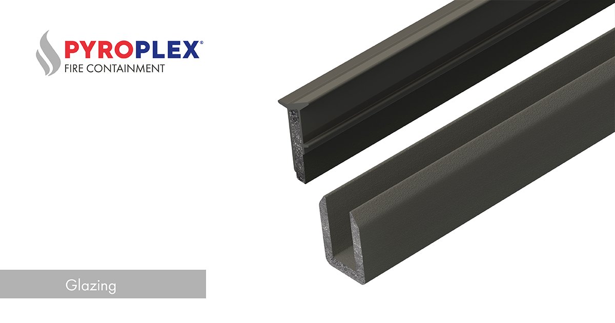 Glazing systems offering a range of solutions pyroplex.com/fire-seals/