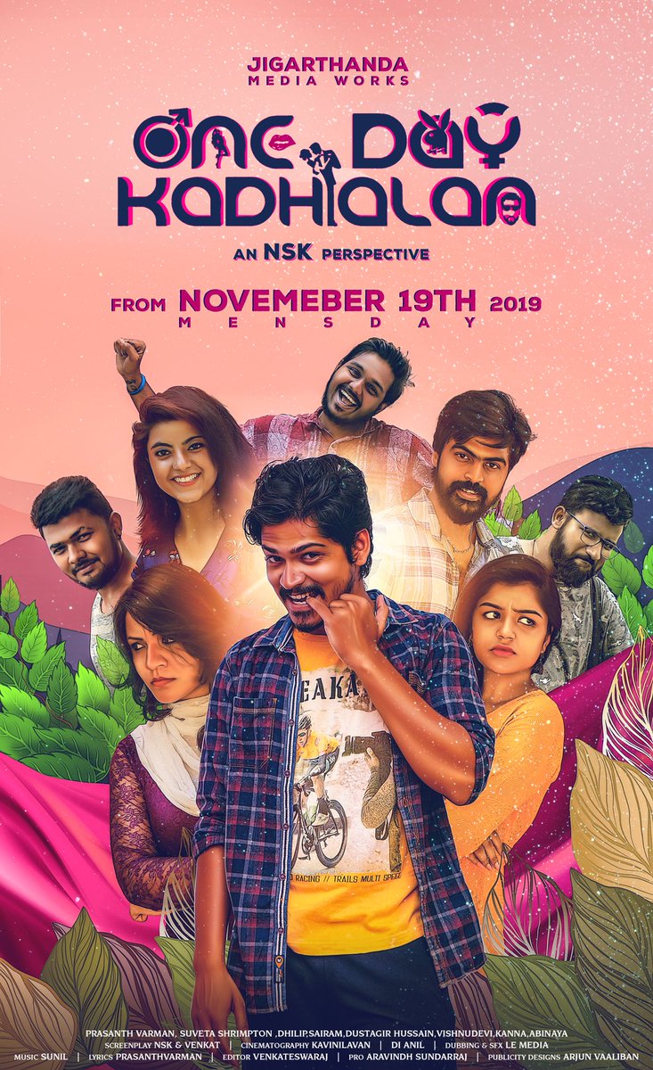 aishu_dil's tweet photo. Happy to release the First Look poster of 
“One Day Kadhalan”

Directed by @nsk_offl_
Pro-@onlyaravindh1
 @varman_prasanth
@suvetashrimpton
@kavinilavan_m
@sillyfellow56 https://t.co/HfVQhAv2EN