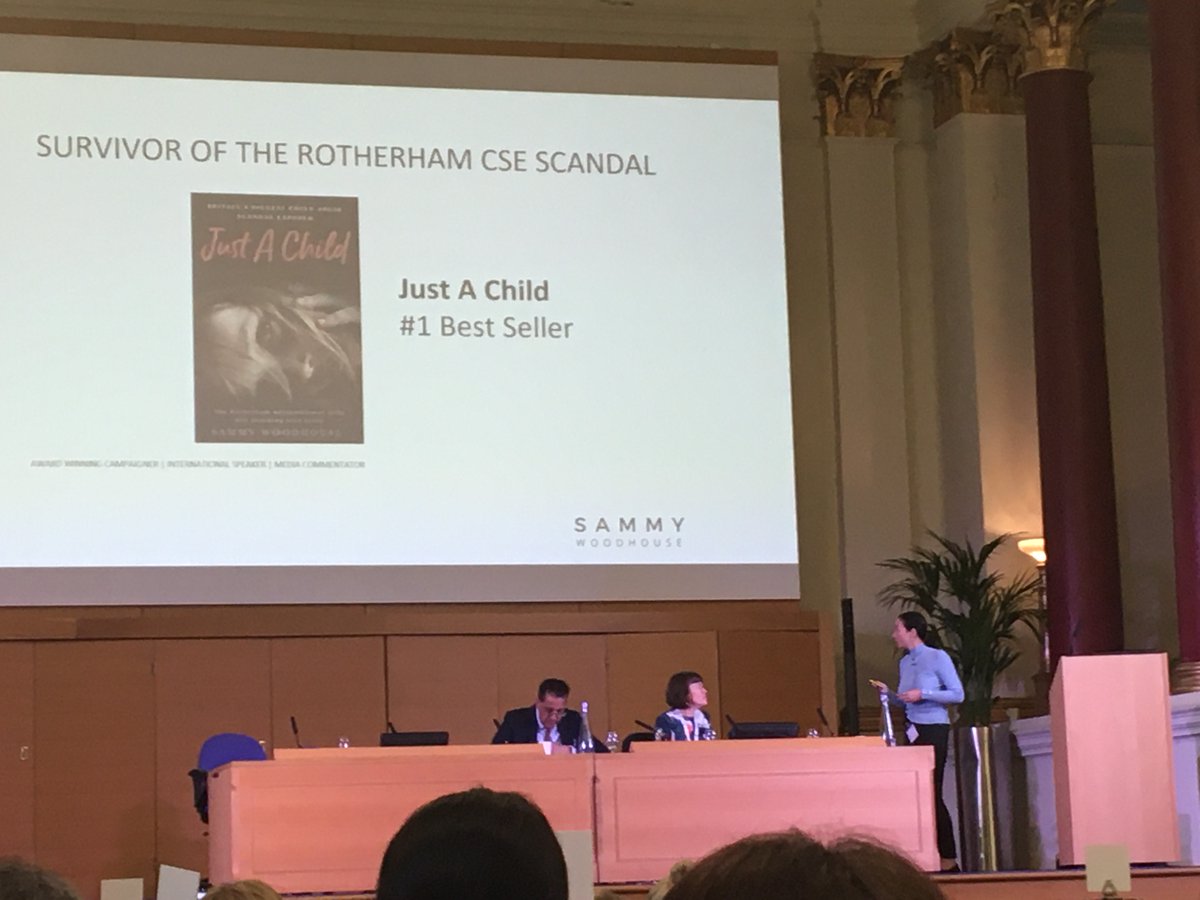 “[#childsexualexploitation] is a silent crime. No one knows it is happening.” Gripping and brave talk by #Rotherham grooming gang survivor @sammywoodhouse1. Incredible woman. #resolveconf