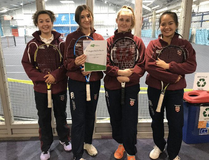 BromsHazeldene's tweet photo. Huge congratulations to the U16 tennis team, featuring Hazeldeneans Izzy and Josie, who competed for the school in the regional finals this week and finished in the top 16 teams in the country. 

Wonderful ambassadors for House and School.

🎾🎾🎾🎾🎾🎾🎾🎾🎾 https://t.co/hzw0N7nPod