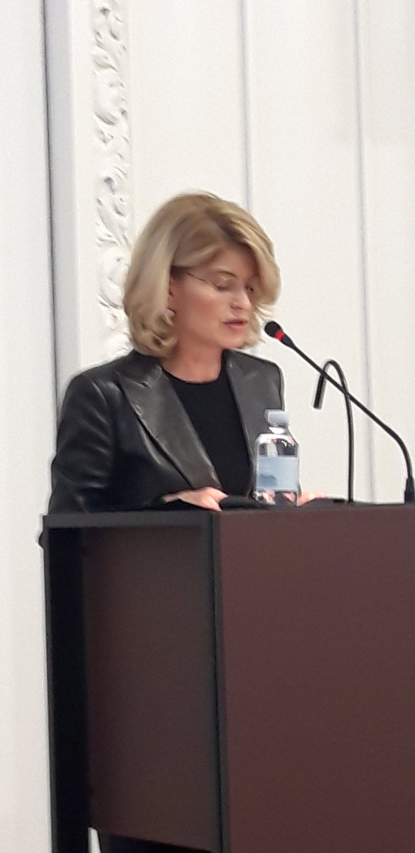 Carla Sands, USAs ambassadør, taler om Danmarks rolle i Arktis på Christiansborg og understreger at Danmark i amerikansk optik endnu ikke til fulde løser sin del af det militære ansvar for overvågning af Arktis #dkpol #arktisk