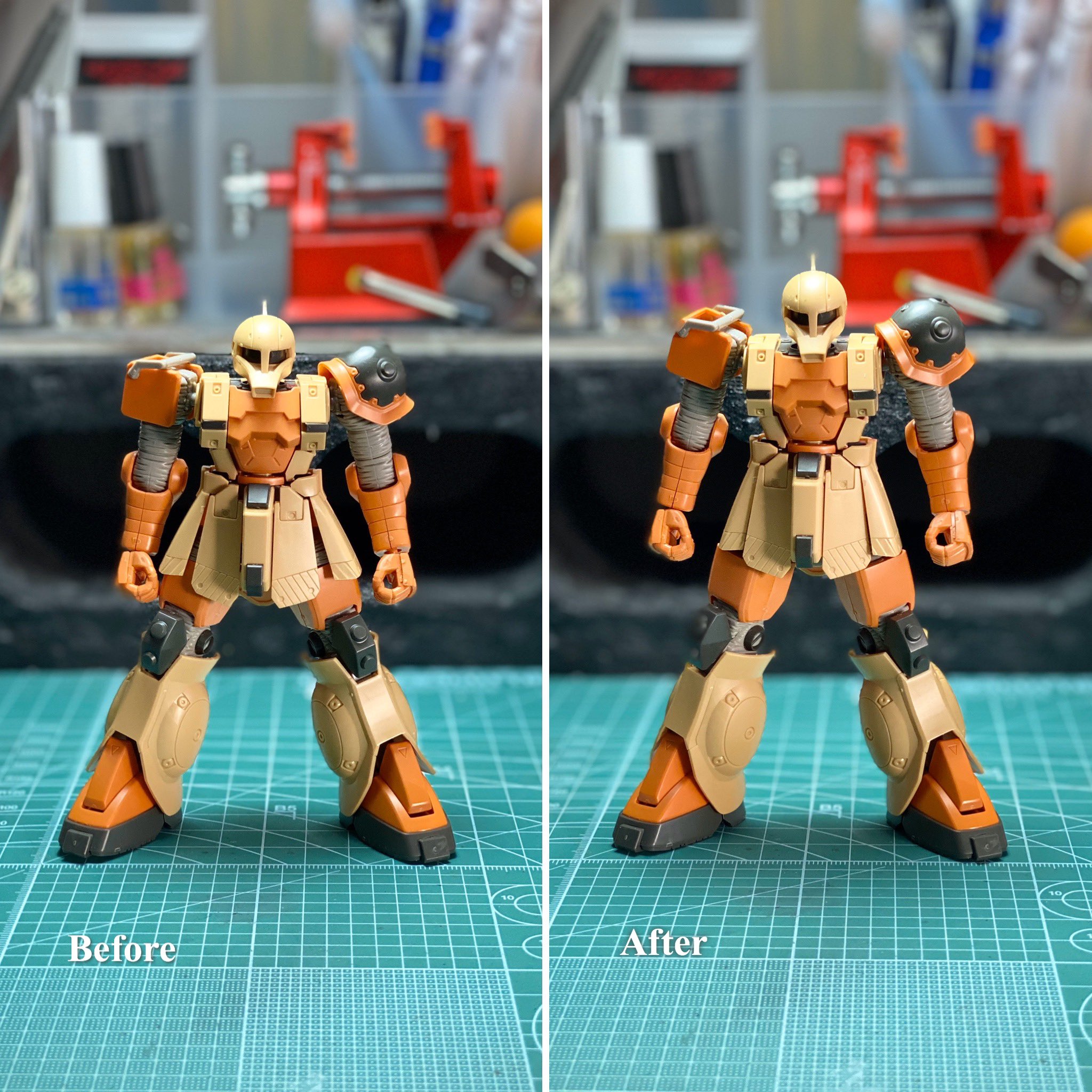 Sinre Make Factry サンダーボルト版ザク を少し弄ってスタイルを自分好みにしました ザク1 旧ザク ザク1改修 サンダーボルトザク1 旧ザク Hgucザク1 T Co K1wqzhpvgp Twitter