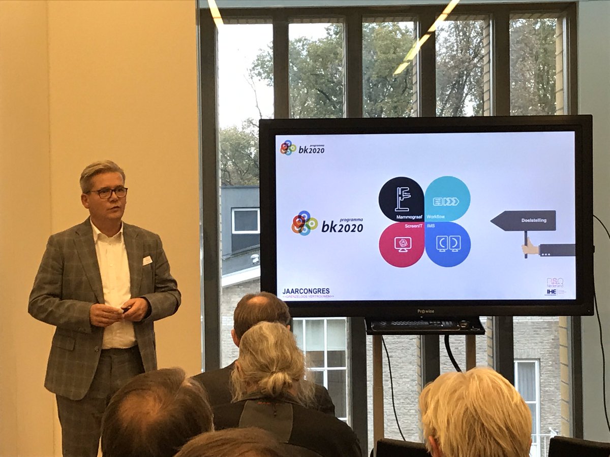 Paul Hoogland BK2020 neemt ons mee tijdens #IHERSO19 in de patient journey van het bevolkingsonderzoek borstkanker <a href="/iheNL/">IHE Nederland</a>
