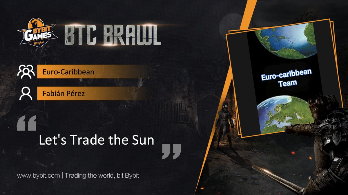Bybit_Official's tweet photo. 🎉🎉Welcome our #BybitGames #BTCBrawl Team Leader @Fabian25540787 ！

💪Like &amp; RT to support your favorite Team Leader

⏳Registrations open on Nov 18th https://t.co/PGyIEy1aNB