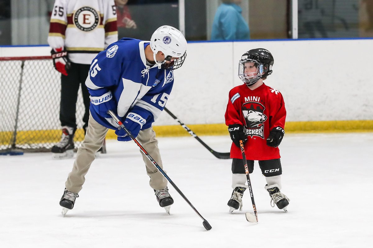 The spirit of the tournament captured in one picture.  This is Stephen's ripple.  #russelltourney19 #hockey #hockeymom