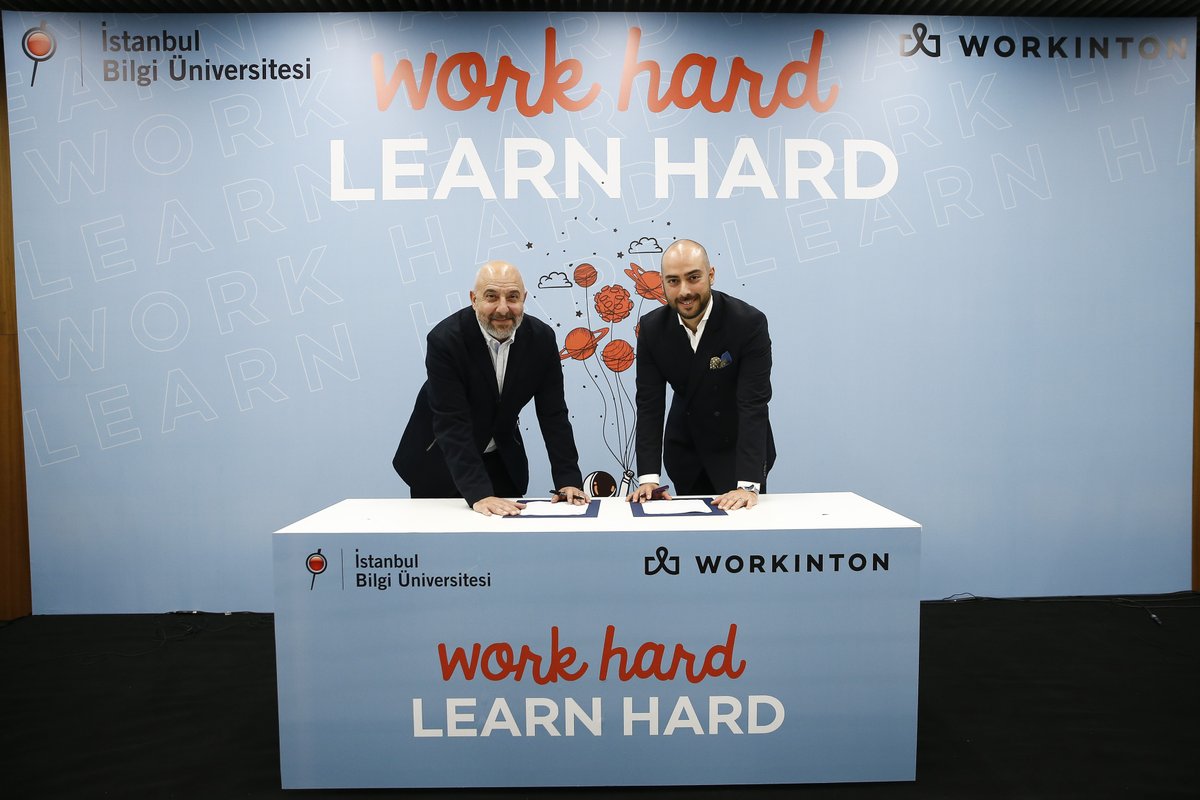BiLGiOfficial's tweet photo. İstanbul Bilgi Üniversitesi ve Workinton el ele veriyor, öğrenmeye yeni bir boyut getiriyor. #workhardlearnhard https://t.co/fwWFpUBaRs