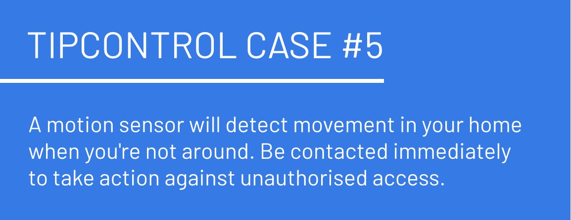 tipcontrol's tweet image. #Smarthome is not only about comfort but also about #security. What do you think about this usage of tipcontrol? #IoT #homeautomation
