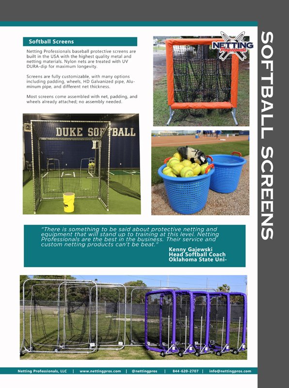 WillMinor09's tweet photo. #FastpitchFridays with the #NettingPros #netcommanders. Are your #Softball π₯ #Facilities ποΈ #BattingCages & #BPScreens ready for the upcoming season? Let us help you get ready! Check out π our π₯ #FullProtector π₯π₯π₯π₯π₯π₯.
π§ info@nettingpros.com
π https://t.co/a2AkFZUiqY https://t.co/7kv7fGafap
