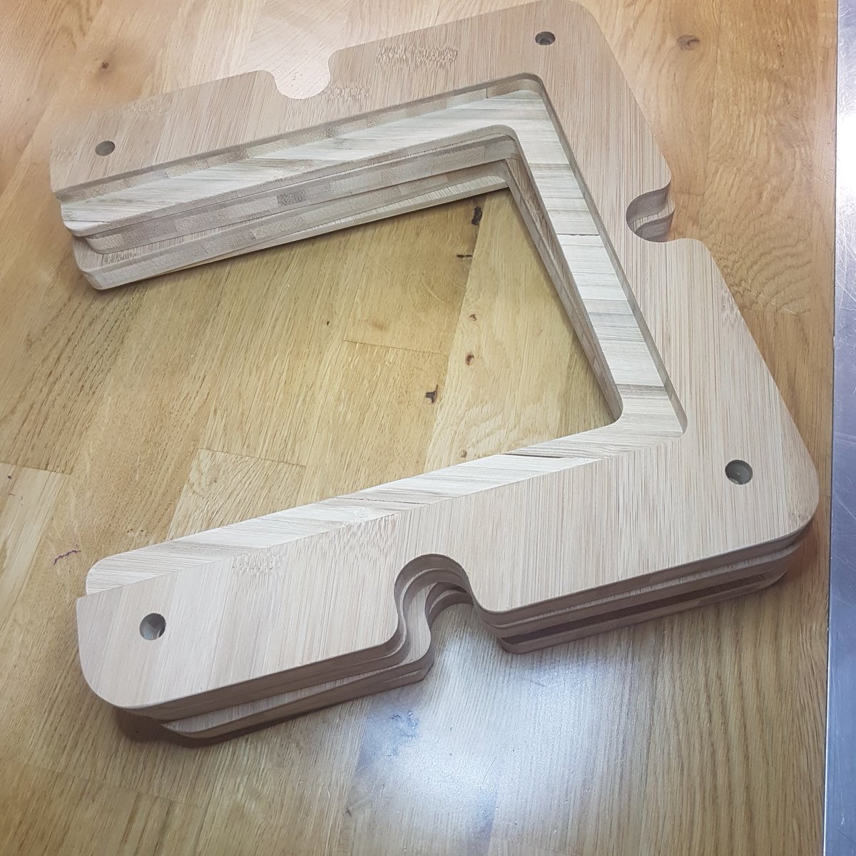 Made some nice bamboo mounts for the filters. Anyone know about waterproofing bamboo? Is it worth it or should we just stick with marine plywood?