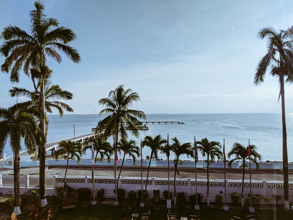 #BZSSG: It's another beautiful morning with calm seas offshore central #Belize, but it's time to analyze the 40+ samples we collected in the Belize River and within the Belize Barrier Reef lagoon over the past few days. Off to the <a href="/CZMAIBelize/">Coastal Zone Management Authority & Institute BZ</a> WQ lab, Batman! 😉