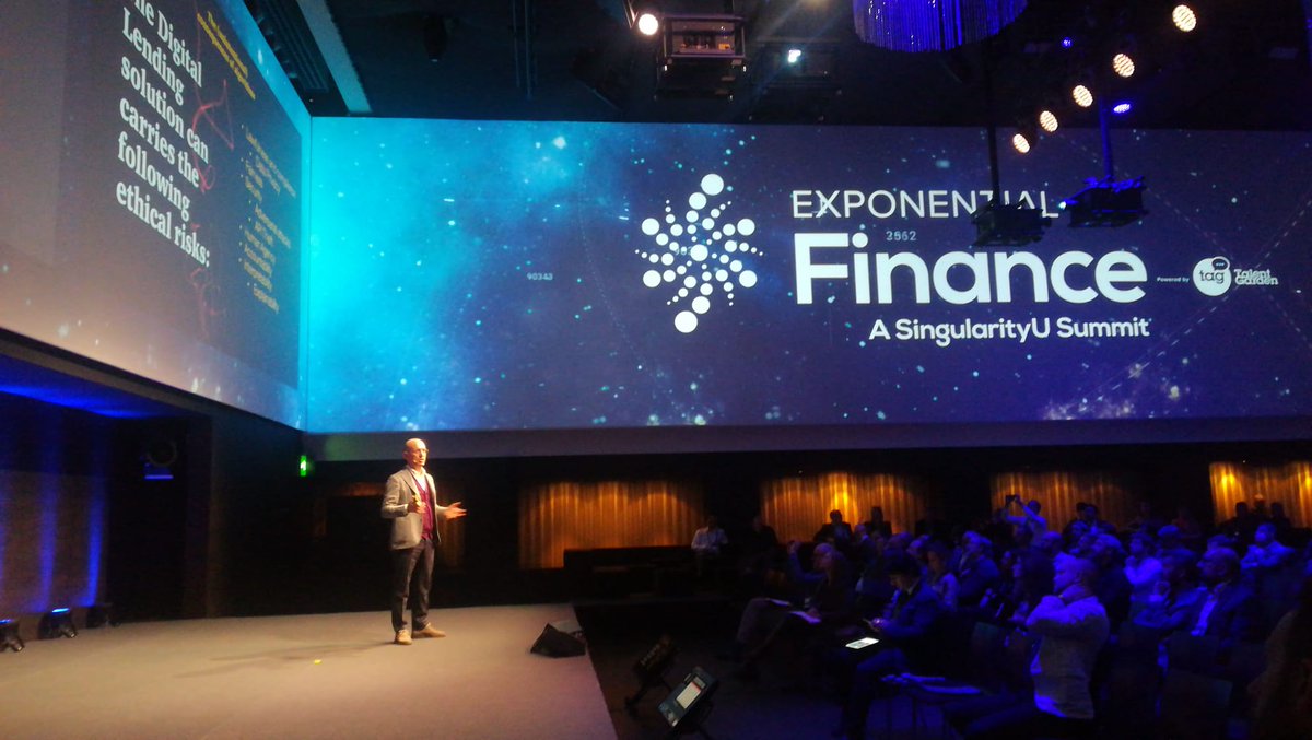 #AI and #ethics at #xFinance Summit with Massimo Pellegrino, member of the Global Responsible Artificial Intelligence Leadership Team at @PwC  and Head of New Ventures at @PwC_Italia #ArtificialIntelligence #exponentialtechnologies @talentgardenen