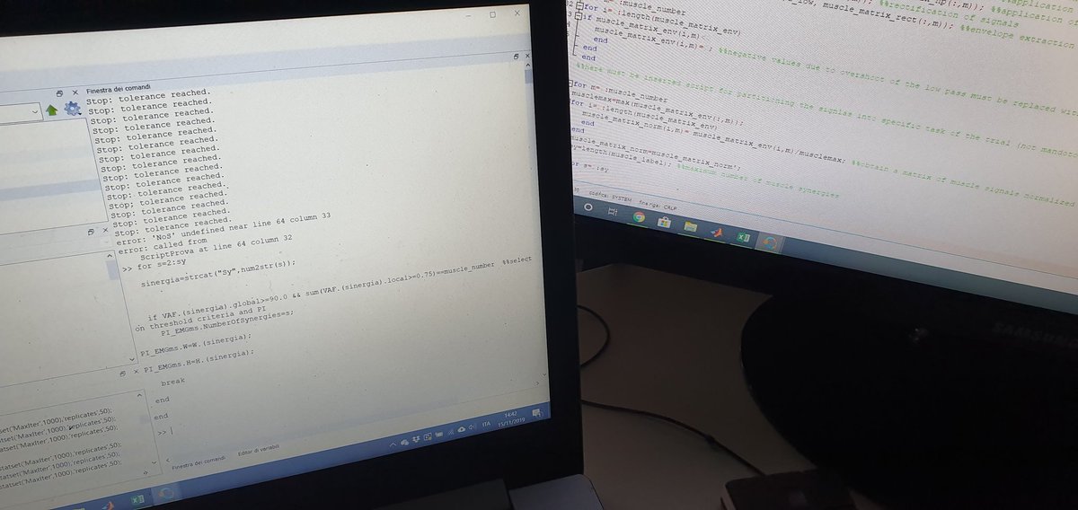 BeatEurobench's tweet photo. Software Routine for muscle synergies extraction.
@JTaborri @Eurobench_RIA @Dnt91Erika @Stefanross78
#eurobench #beatproject #octave #programming #musclesynergies #emg #Engineering https://t.co/2askG94bmd