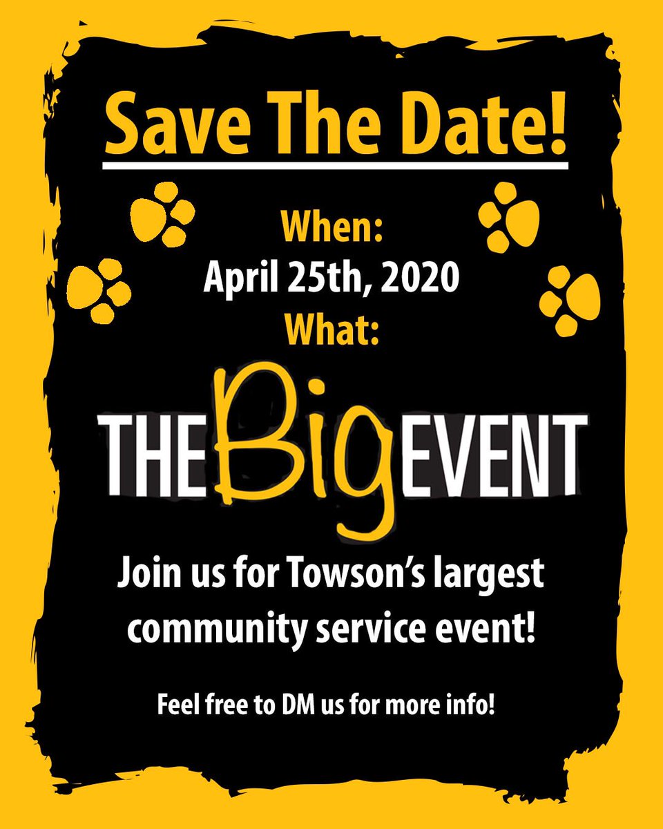 TUBigEvent's tweet image. Mark your calendars!!
Have any questions? Feel free to message us for more information!