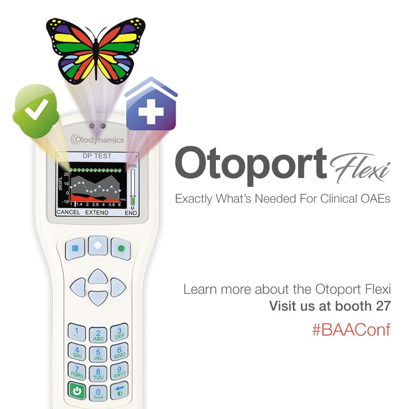 Learn more about the Otoport Flexi <a href="/BAAudiology/">British Academy of Audiology</a>. Visit us at booth 27 today. #BAA2019 #BAAConf #BAAConf2019