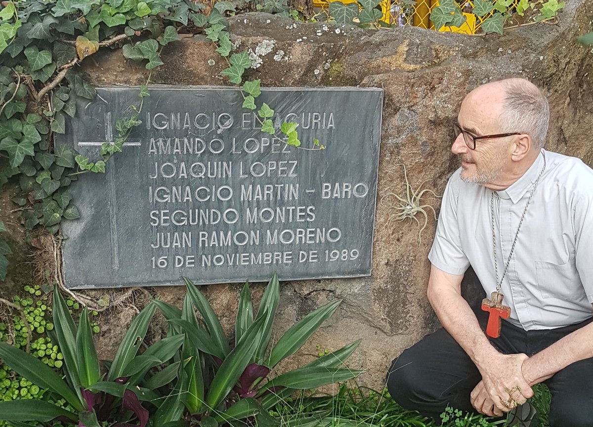 jesuitczerny's tweet image. Their names are a litany: My 6 jesuits brothers, and Elba Julia Ramos, Celina Ramos, along with Rutilio Grande SJ and St Oscar Romero, I often think of them, who dreamed of a vibrant Church committed to accompany the excluded and all those whom this unjust world discards.