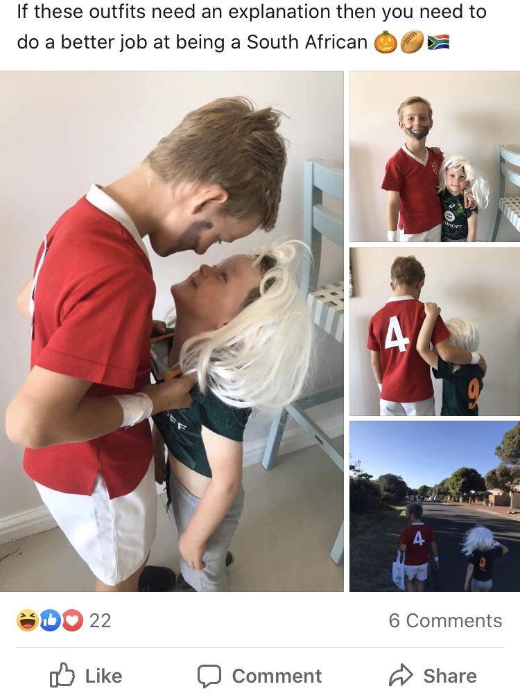 Greg Hodgkinson ⭐️ (@greg_hodgkinson) on Twitter photo Looking back: wife was away over Halloween so got my kids to recreate the biggest moment of #RWC2019 <a href="/Springboks/">Springboks</a> <a href="/WelshRugbyUnion/">Welsh Rugby Union 🏴</a> <a href="/fafdeklerk/">Faf de klerk</a> <a href="/Jake_Ball4/">Jake Ball</a> Looking back: wife was away over Halloween so got my kids to recreate the biggest moment of #RWC2019 <a href="/Springboks/">Springboks</a> <a href="/WelshRugbyUnion/">Welsh Rugby Union 🏴</a> <a href="/fafdeklerk/">Faf de klerk</a> <a href="/Jake_Ball4/">Jake Ball</a>