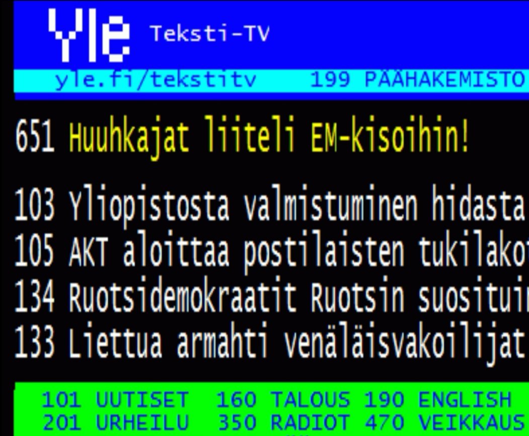 Jussi Putkonen On Twitter Kiitos Yle Tekstitv Kultainenfontti Ah Olen Onnellinen