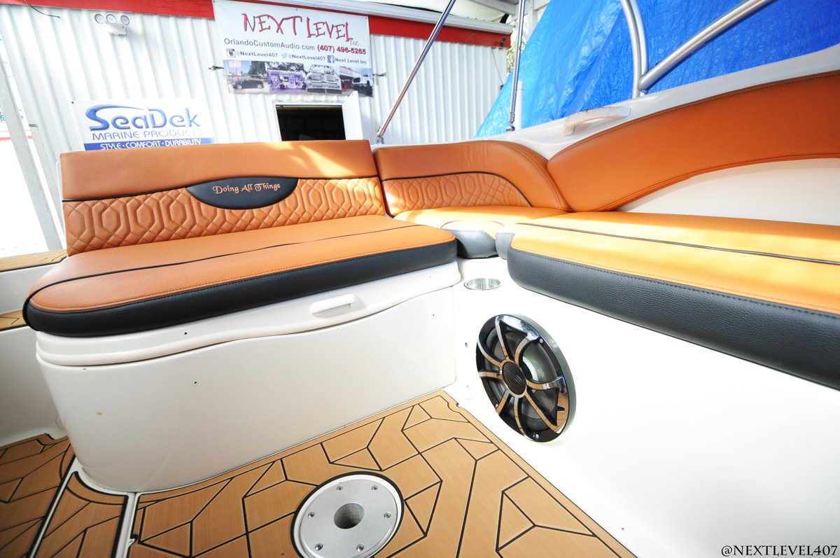 NextLevel407's tweet photo. New @seadek, New @wet_sounds, New Upholstery and more!!
#floridamarinecustoms
#doingallthings #floridaboating #customboats #customaudio #orlandocustomaudio https://t.co/RteeqMSHsU