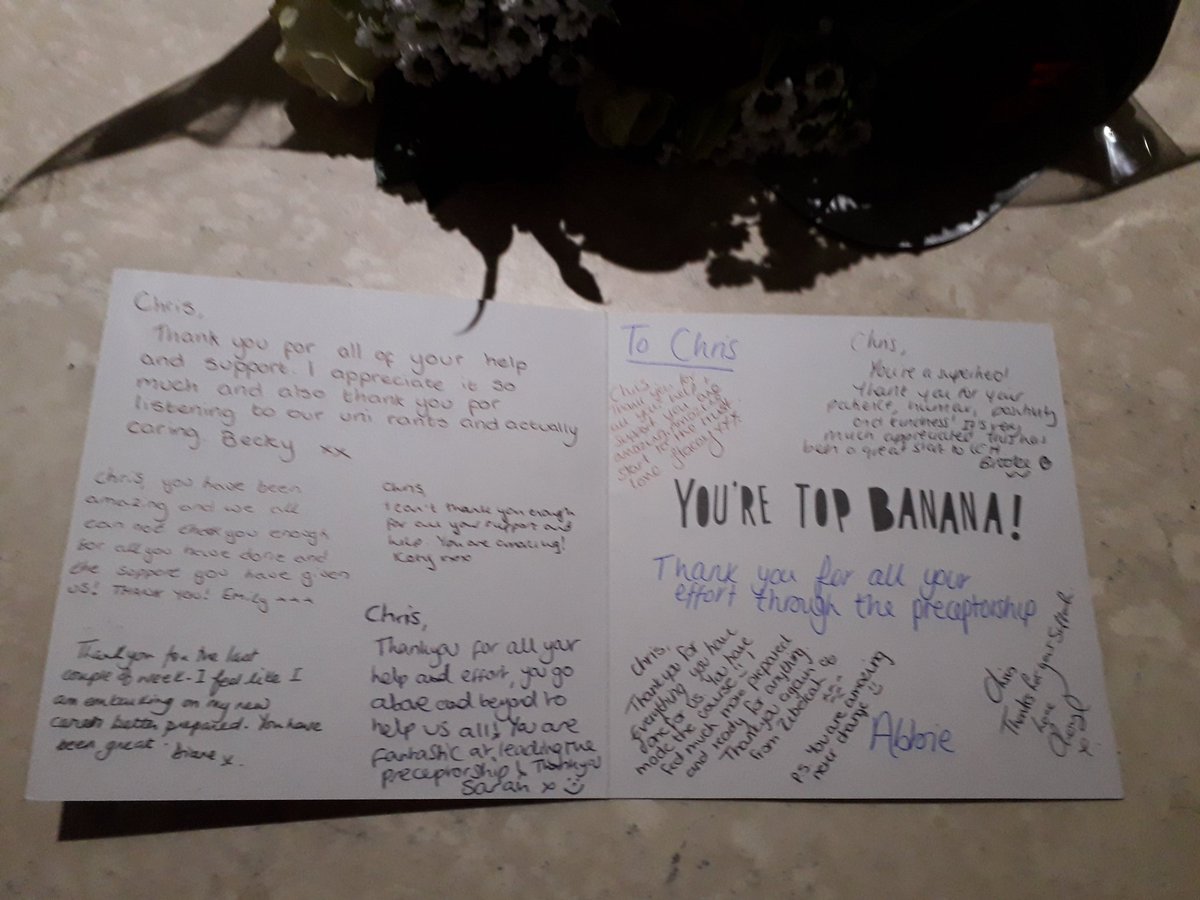LCH_Precep's tweet photo. Last day of #preceptorship fantastic feedback thank you all and thank you for the lovely flowers @LCHNHSTrust @mckaig_jude @stephlawrence5 @SheilaSorby @Thea_Stein https://t.co/R1wltlfNio