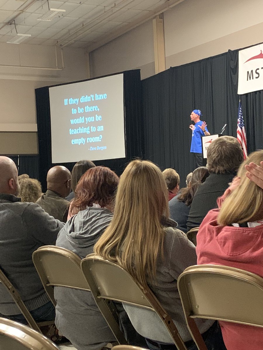 andilou27's tweet photo. “You can’t just be good- you have to be remarkable.” @burgessdave was just that! #msta https://t.co/RXnfCsfpGB