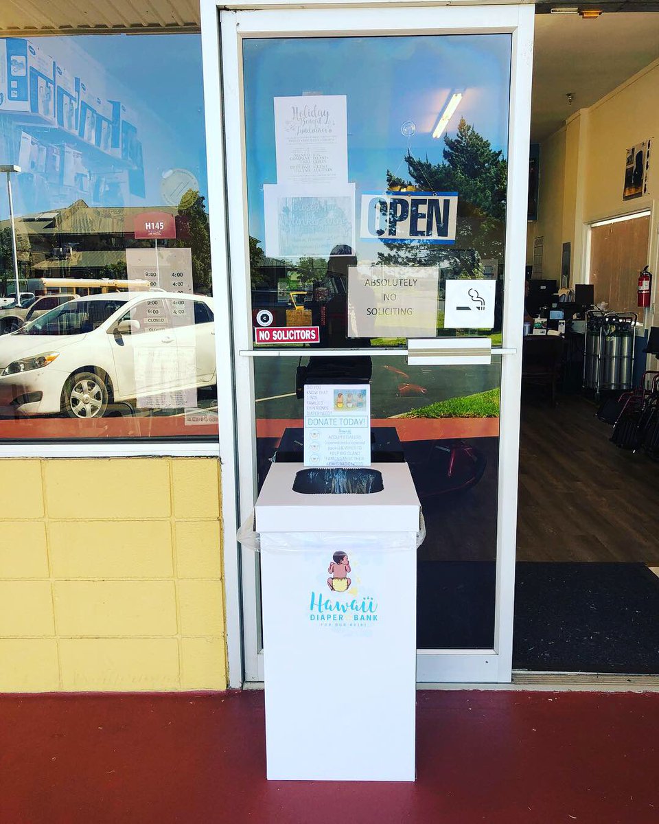 HawaiiDiaper's tweet photo. #FeatureFriday goes out to the ohana at #BannixHawaii. Mahalo for your kokua helping bring awareness to #enddiaperneed
#HawaiiDiaperBank #forourkeiki #HDB #diaperneed #everybottom #make1in3nonein3 #dropofflocation #donatenow #commUNITY #coverourkeiki #covereverykeiki https://t.co/i9mmndYxz1
