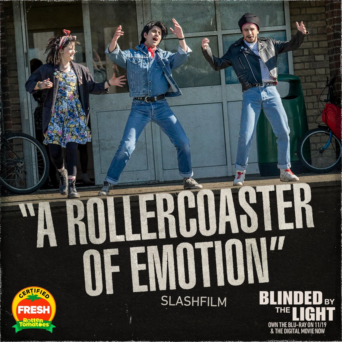 Get ready for allll the feels... #BlindedByTheLightMovie rock and rolls onto  Blu-ray™ in 4 DAYS!