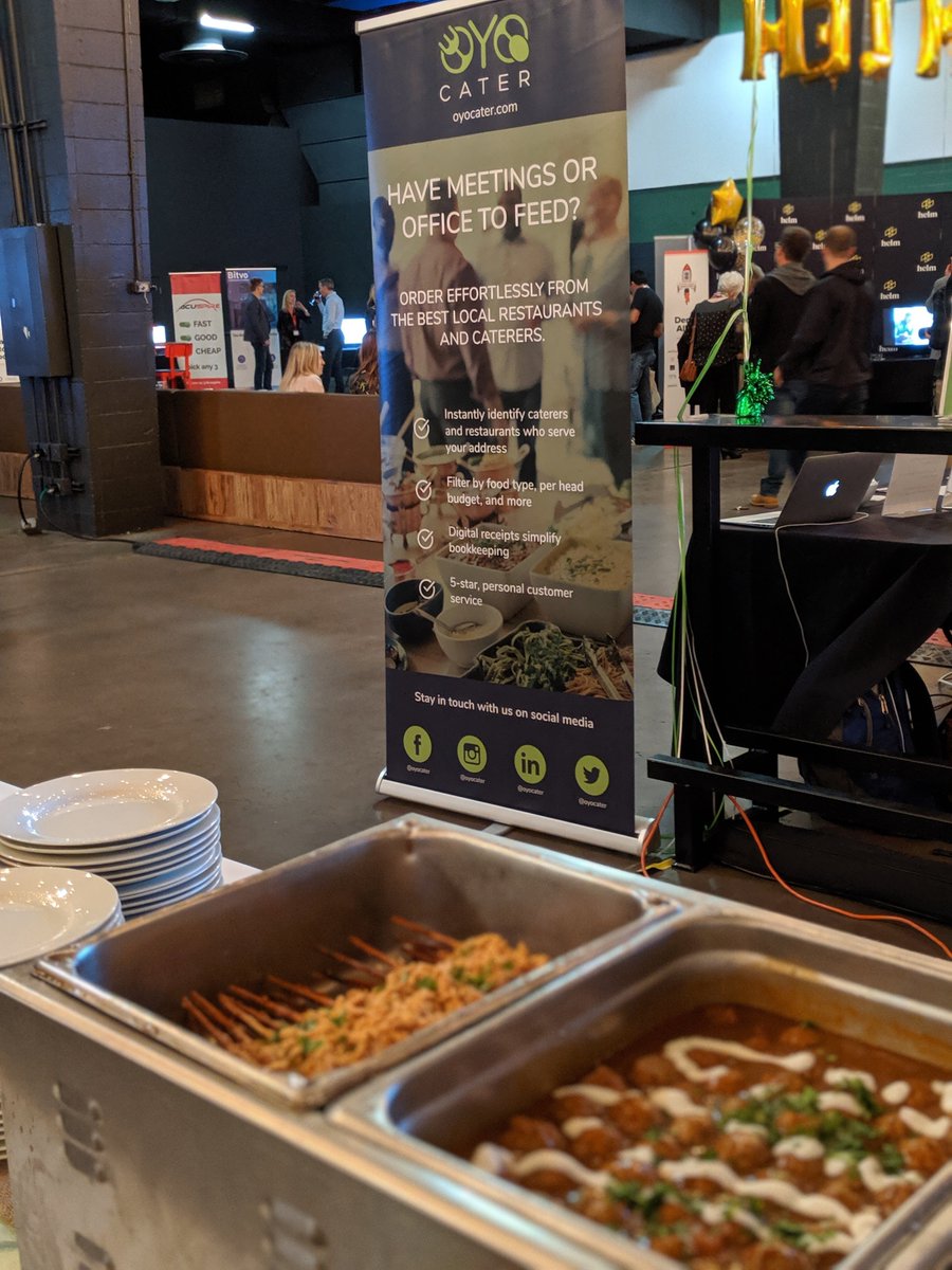 oyocater's tweet photo. What a night! 💥Thank you @startupcalgary for hosting such an amazing event. It wouldn't have been possible without your support. Thank you @IndulgeCalgary for showcasing your tasty food! 🍖
#sclp2019🚀#startup #yyc #calgary #tech #techstartup #alberta #foodtech #cateringcalgary https://t.co/xgXPCcJfMU