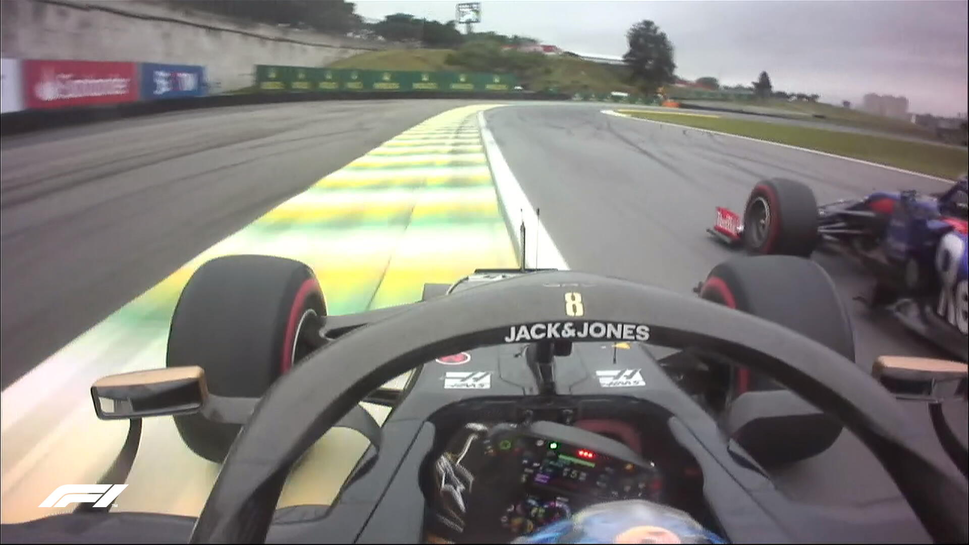 Grosjean y Gasly ...