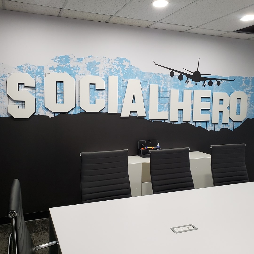 SocialHeroMedia's tweet photo. New 3 dimensional artwork for the boardroom, printed and installed by @IconicPrintCo 😍 #art #3D #Yeg https://t.co/GRabqQChF4