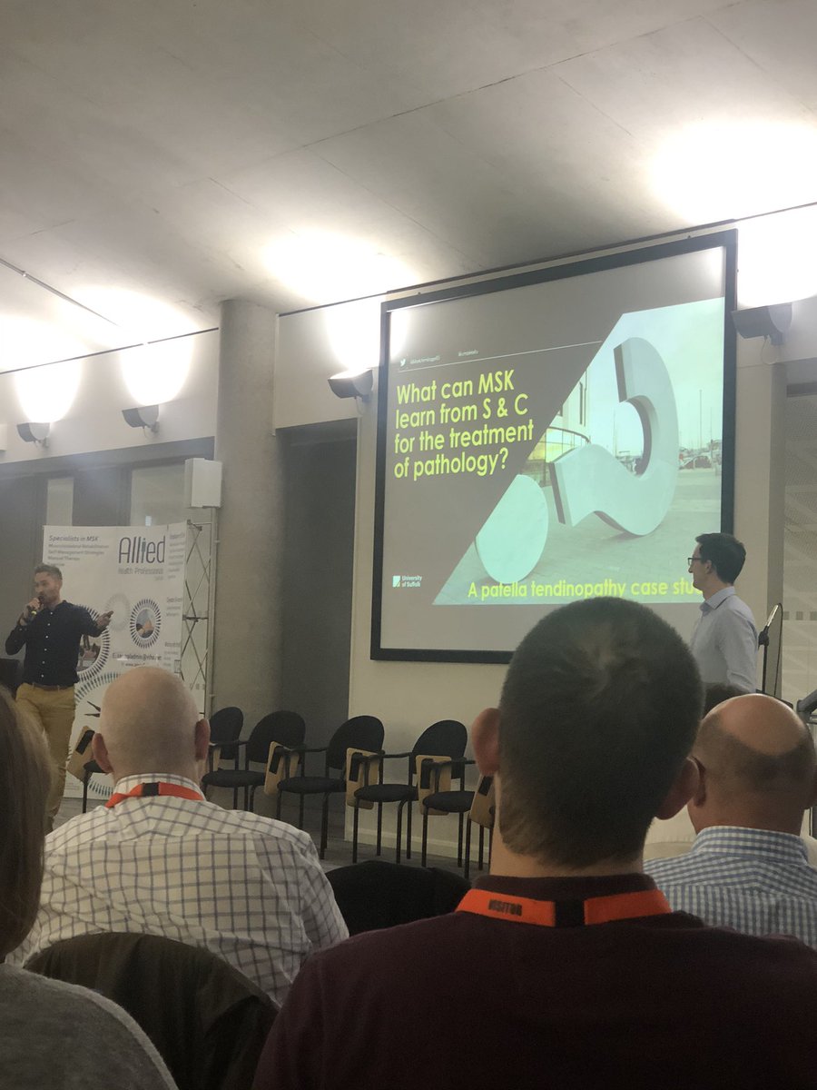 RossThePhysio's tweet photo. Q. What can MSK learn from S+C??
A. Lots

FMS can help aid exercise prescription ✅ but NOT predictor of injury🚫

Not addressing the base of biomechanics pyramid? 👉shifts  issue elsewhere 🏋️‍♂️

🔑 Get fundamentals right first
🔑 Don’t forget the human element
 
#AHPS2019 https://t.co/ORaxfgLPkR