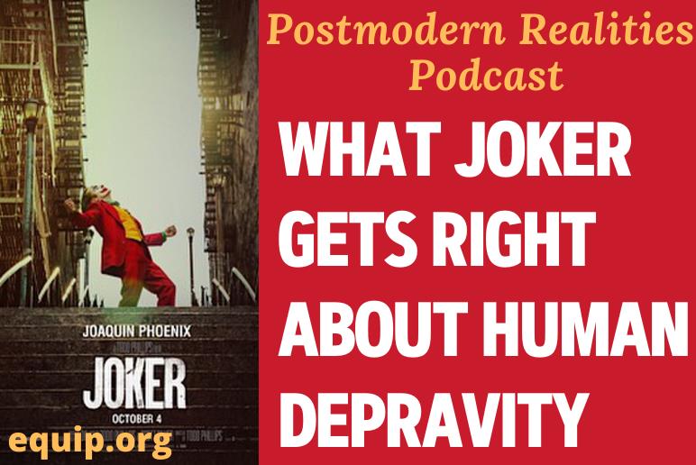 New PMR podcast: Episode 149 What Joker Gets Right About Human Depravity ~ <a href="/mcogdill/">Melanie Cogdill</a> interviews <a href="/Corey_Latta/">Corey Latta</a> > equip.org/pmr-podcast/ep… #Apologetics #PMRealities