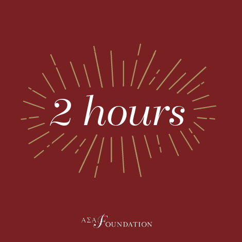 asaHQ's tweet photo. There are two hours left until #JoyouslyGive comes to an end. Donate now through https://t.co/fwJXwgxlHf and help us make history as we celebrate Founders’ Day! https://t.co/wKHQrwbqkv