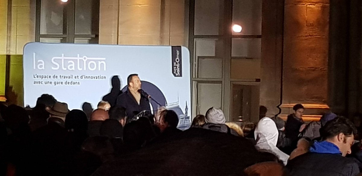 etdsolutions's tweet photo. En direct de #lastation pour sa soirée d'inauguration. Félicitations aux porteurs de ce très beau projet ! #paysdesaintomer https://t.co/HcaQNobPgp